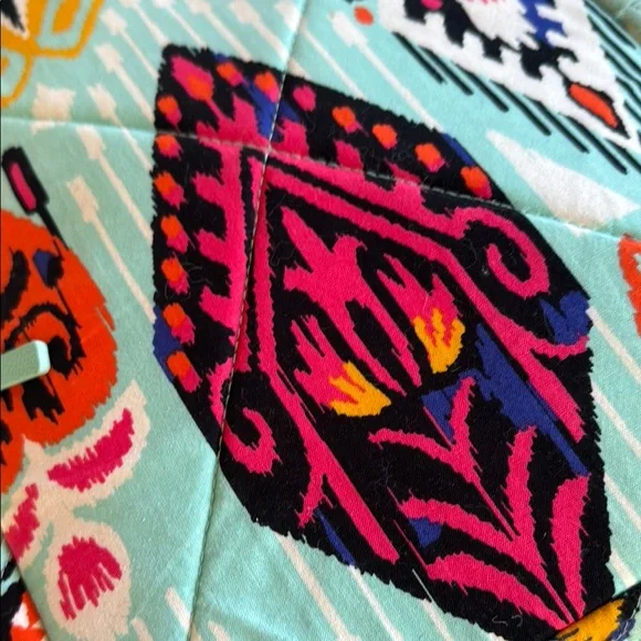 Vera Bradley Pueblo Colorful Geometric Quilted Backpack - Picture 6 of 14